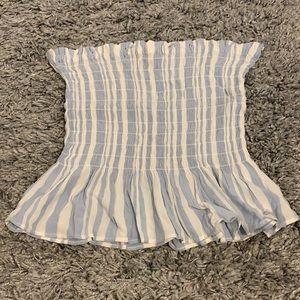 Strapless Stripped Shirt